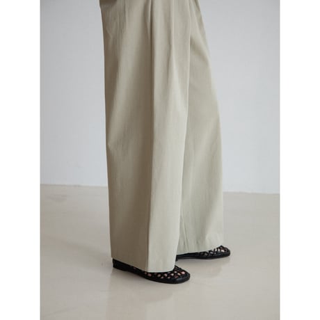 《予約販売》two tuck accent twill pants/2colors_np1127