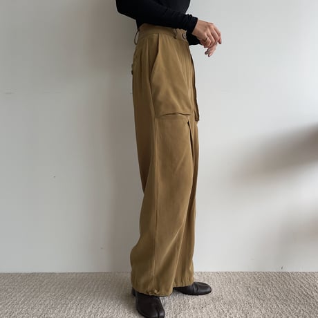 【nokcha original】2way pocket pants/olive khaki_np0666