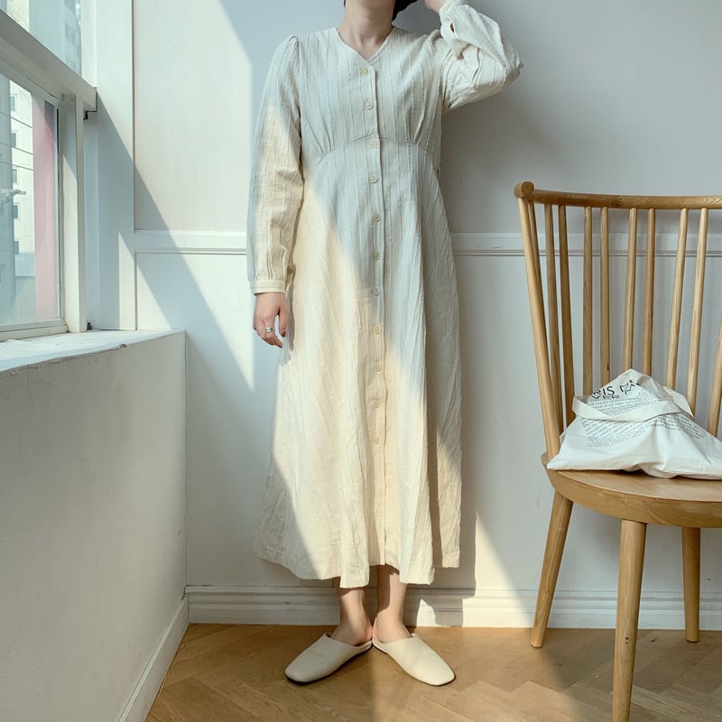 NOKCHA original】2way detail long ops/ivory |