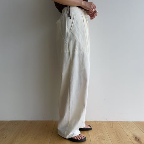 【nokcha original】string washer oval pants/2colors_np0827