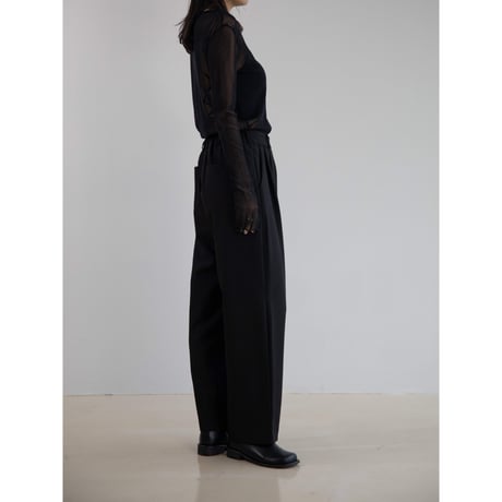 《予約販売》deep tuck pants/2colors_np0963