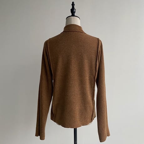 【nokcha original】worm mosaic tops/2colors_nt1089