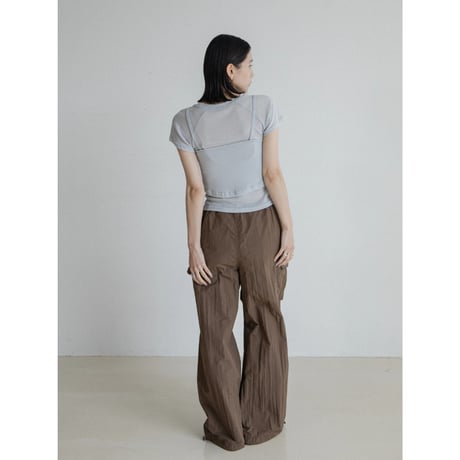 《予約販売》2set sheer accent tee/2colors_nt2315