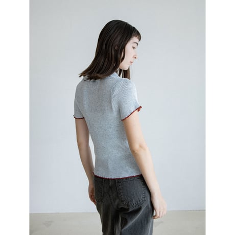 《予約販売》accent color lib knit tops/2colors_nt2581