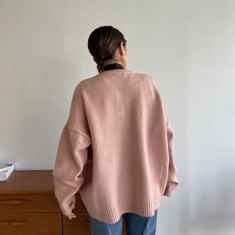 《予約販売》over botan knit/3colors_nt1170