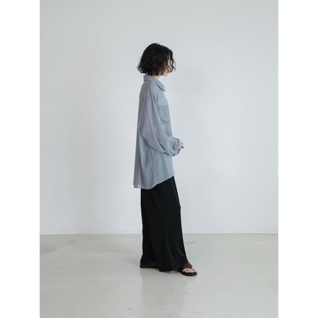 《予約販売》sheer over pocket shirt_nb0392