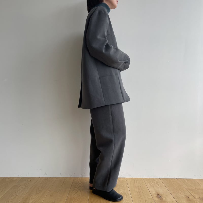 nokcha original】mannish jacket/melange gray_no