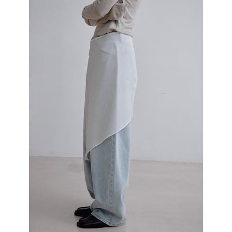 《予約販売》sheer layered skirt_ns0100