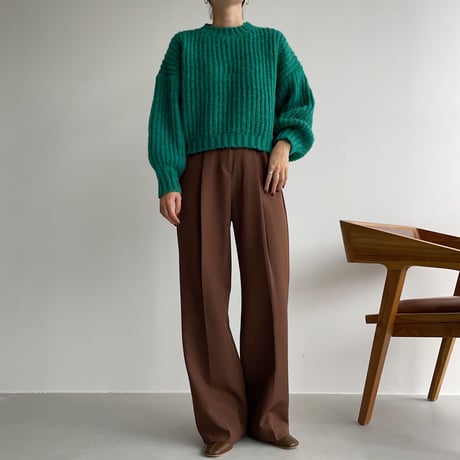 《予約販売》melange coloring knit/2colors_nt1109