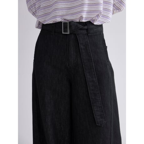 《予約販売》belt set indigo denim pants_nj0181