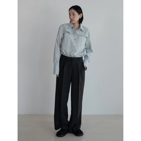 《予約販売》tuck melange pants_np1072