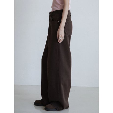 《予約販売》mannish brown pants_np1149