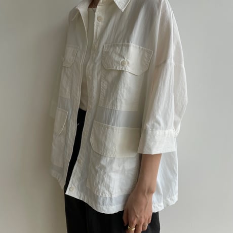 《予約販売》pocket shirt jacket_no0298