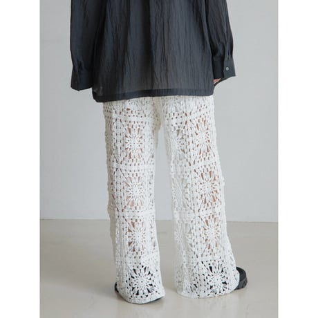 《予約販売》crochet knit pants_np1123