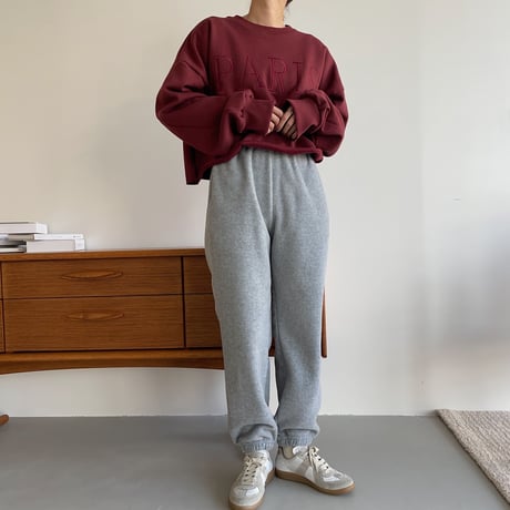 《予約販売》creamy jogger pants/2colors_np0498