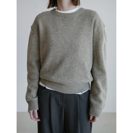 《予約販売》accent mannish knit pullover/2colors_nt2480