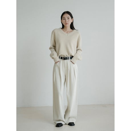 《予約販売》mannish knit setup/2colors_nt2435