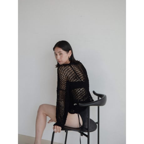 《予約販売》low gauge summer knit tops/2colors_nt2345