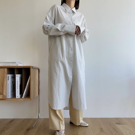 《予約販売》2way slit long shirt/2colors_nt1273