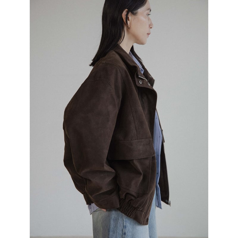 予約販売》suède like over jacket/2colors_no0470 | N