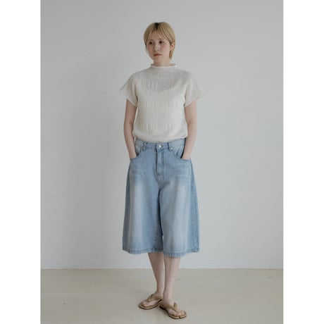 《予約販売》jacquard minimal tops/2colors_nt2294