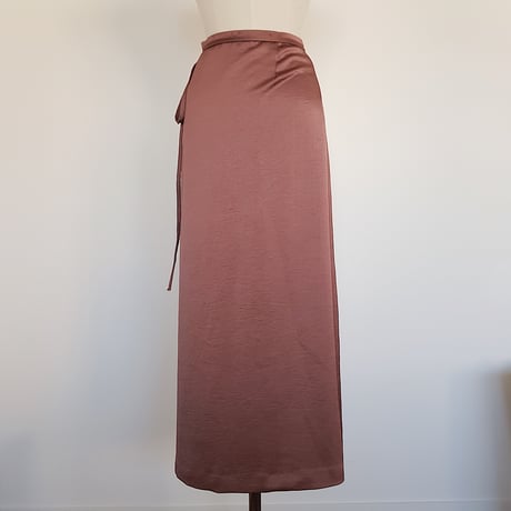 ✳︎予約販売✳︎satin wrap skirt/2colors_ns0022