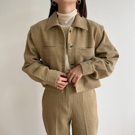 【nokcha original】material minimal jacket_no0206