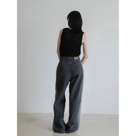 《予約販売》accent mesh tank top/2colors_nt2326