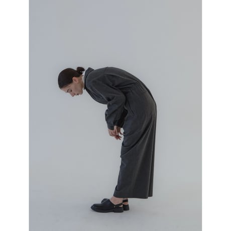 - AUTHENTIC series - classy jumpsuit/charcoal gray_an0023