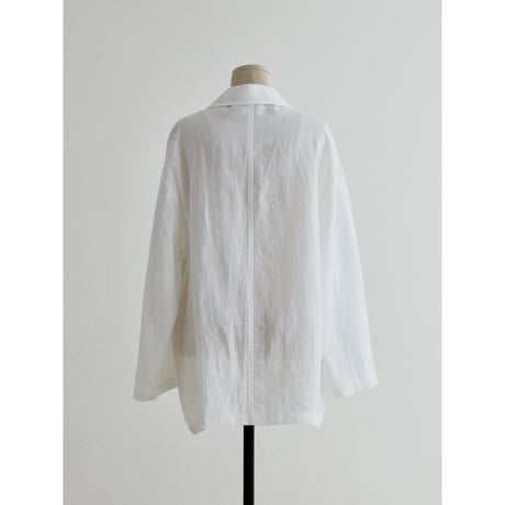 《予約販売》linen mannish over jacket/2colors_no0522