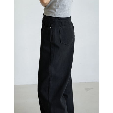 《予約販売》cotton black pants_np1261