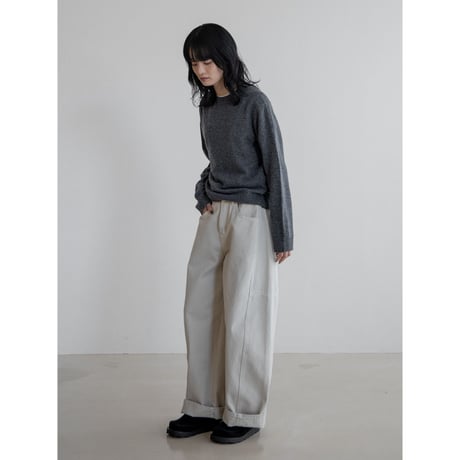 《予約販売》quality knit pullover/2colors_nt2214