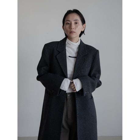 《予約販売》quilting liner wool long coat/2colors_no0410