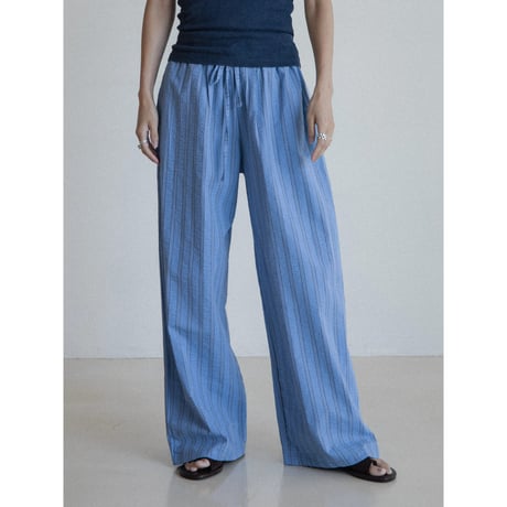 《予約販売》accent stripe mannish pants/2colors_np1135