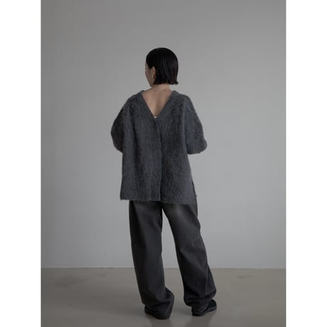 《予約販売》2way alpaca knit cardigan/2colors_no0396