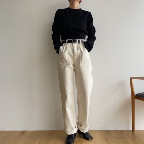 《予約販売》accent minimal knit/3colors_nt1530