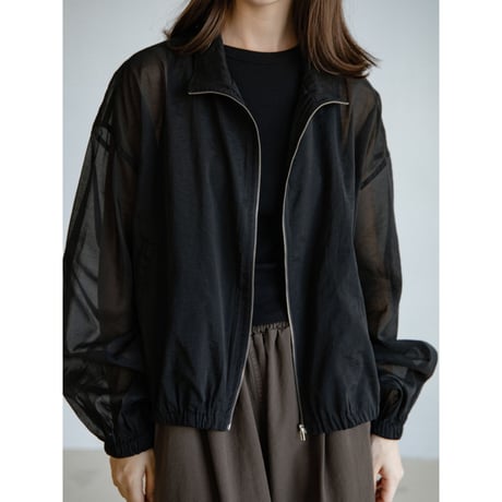 《予約販売》2way sheer jumper/2colors_no0536