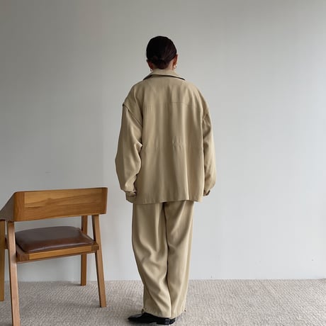 【nokcha original】2way pocket pants/beige_np0665