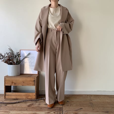 【NOKCHA original】2way quality over jacket/beige_no0083