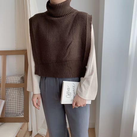 ✳︎予約販売✳︎unique knit vest/2colors_nt0139