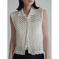 《予約販売》mannish low gauge knit vest/2colors_nt2339