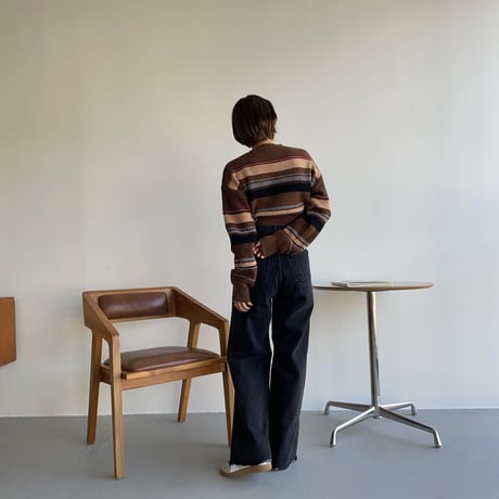 《予約販売》mulch color knit/2colors_nt1105