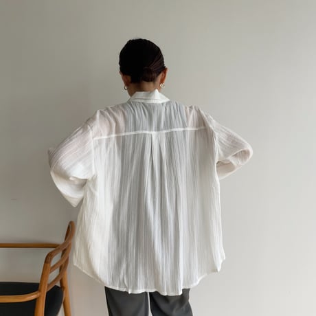 《予約販売》rincl over sheer shirt/2colors_nb0077