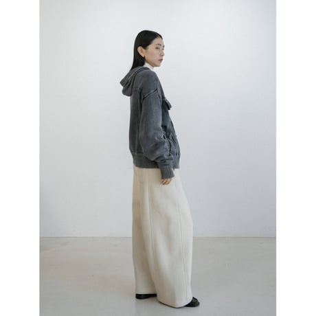 《予約販売》ash hoodie knit jacket/2colors_no0501