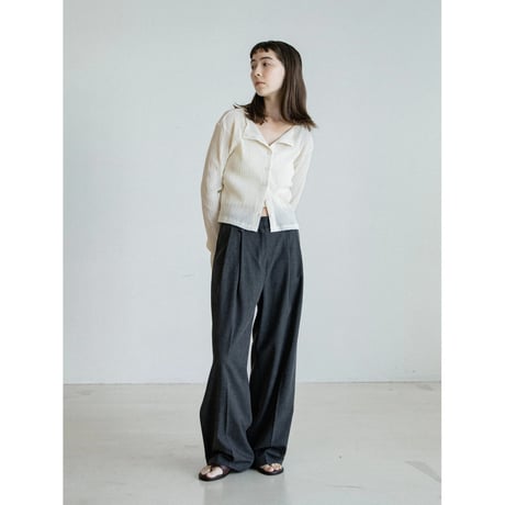《予約販売》rich tuck wide pants/2colors_np1258