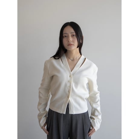 《予約販売》cut out accent cardigan/2colors_nt2010