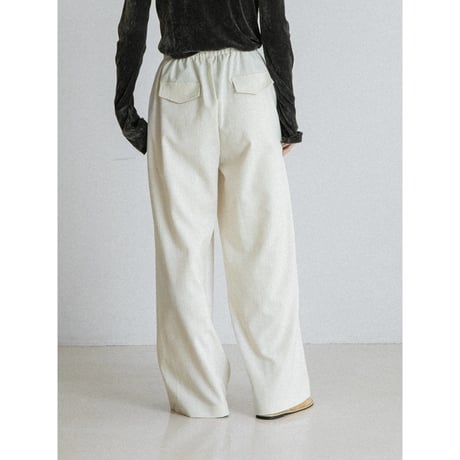 《予約販売》stripe easy material pants/2colors_np1242