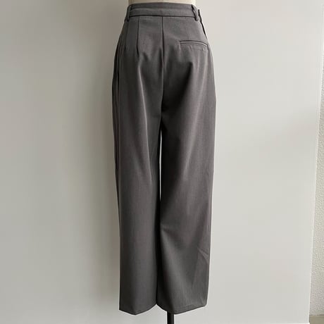 【nokcha original】silhouette pants/charcoal gray_np0401