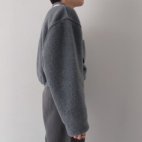 【nokcha original】mannish minimal fleece/2colors_no0330