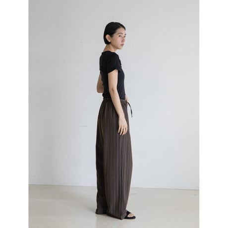 《予約販売》stripe easy rich pants/2colors_np1240